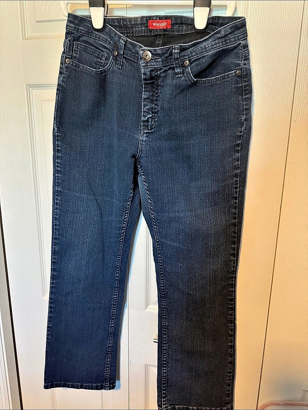 Wrangler Straight Leg Jeans Blue Waist 12P